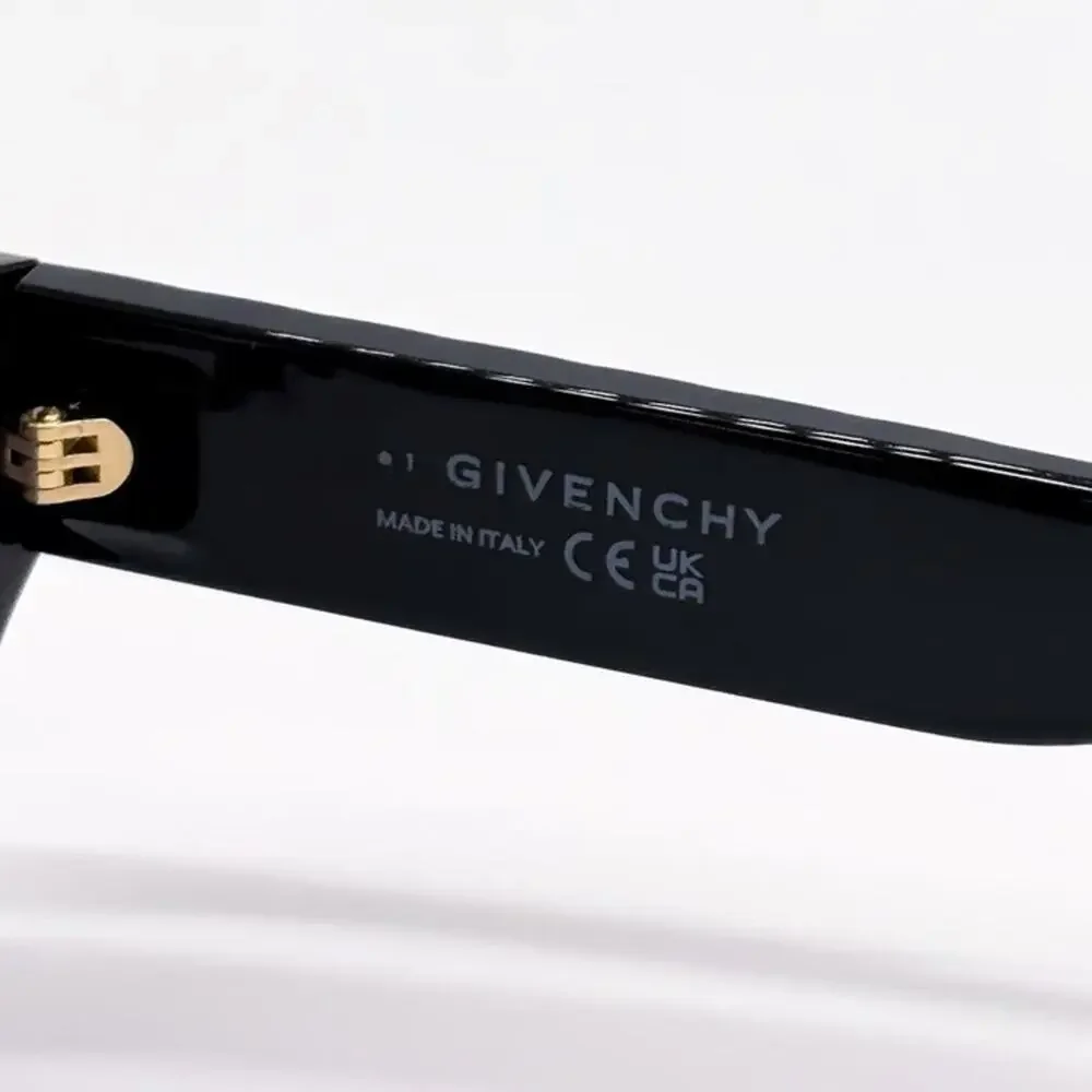 New! Givenchy Elegant Black Sunglasses with Crystals, GV40078I 01A, Authentic